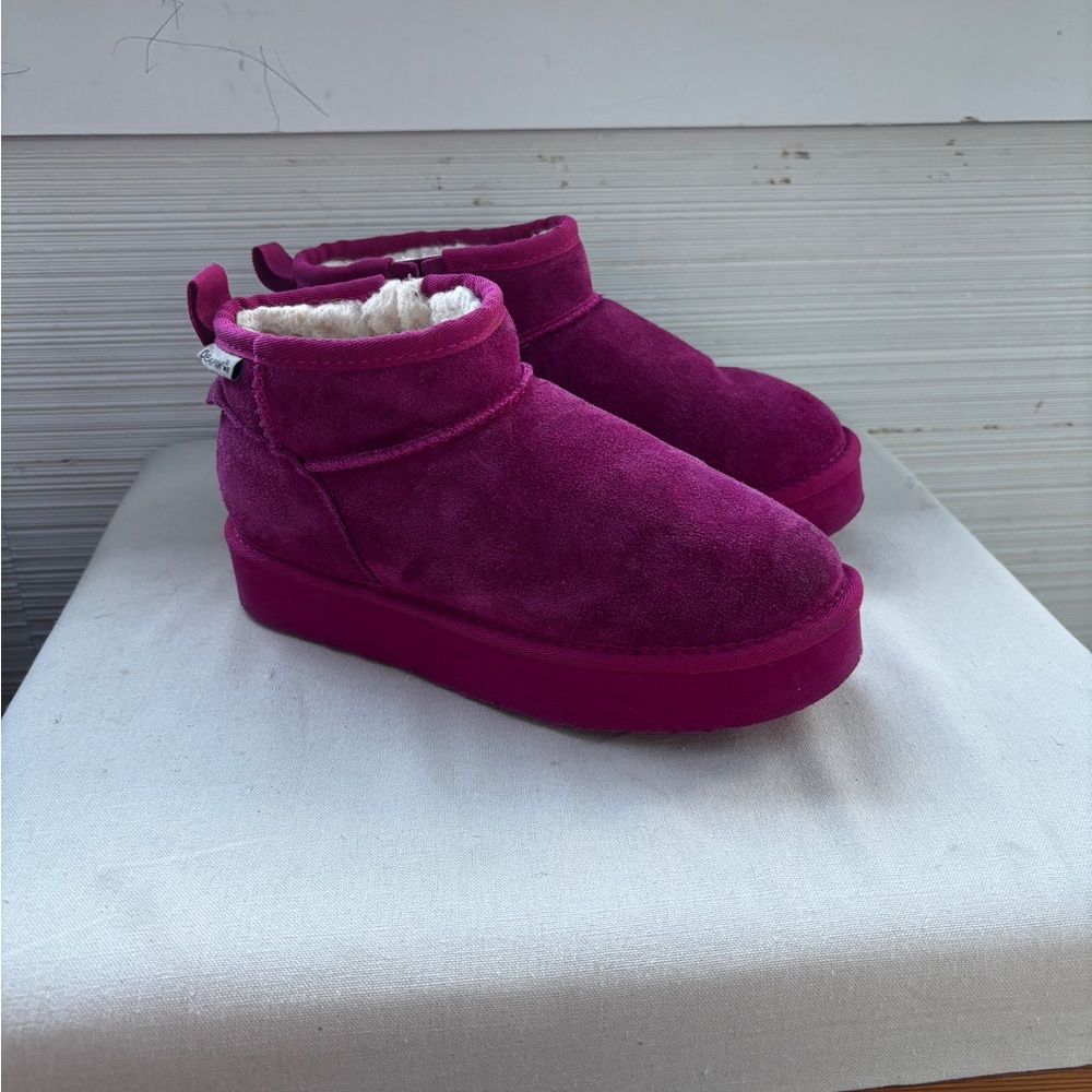 Pink BearPaw boots